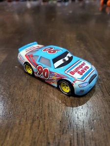 Mattel Disney Pixar Cars  Ponchy Wipeout Bumper Save 90 Piston Cup yellow mags - Picture 1 of 3