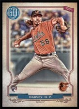 2020 Gypsy Queen Base #197 Hunter Harvey RC - Baltimore Orioles