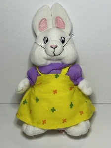 Ty 2013 Max and Ruby Plush Bunny RUBY Purple Yellow Dress Stuffed Animal - Picture 1 of 7