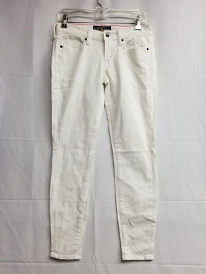 Lucky Brand Charlie Skinny White Denim Womens 2 26 See All Pics  - Image 1 of 4