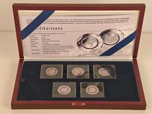 DEUTSCHLAND 2016 ADFGJ Alle 5 x 5 Euro Blauer Planet Erde Polymerring in PP. A35 - Bild 1 von 6