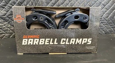 Par de abrazaderas de barra olímpicas de 2" redondas de liberación rápida bloqueo equipo de gimnasio nuevo Foto 1 de 4