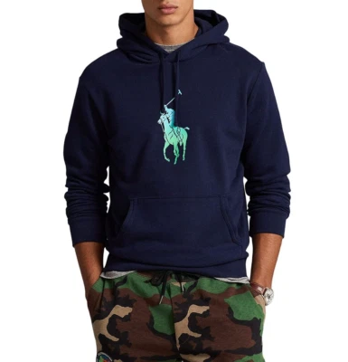 Ropa de hombre Polo Ralph Lauren Ombré Big Pony polar sudadera con capucha Foto 1 de 4