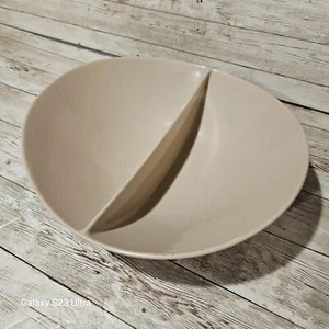  Fastoria Melmac Divided Dish Bowl Beige - Picture 1 of 4