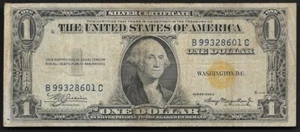 $1 Silver Certificate, North Africa, Series of 1935A, Fine - Picture 1 of 2