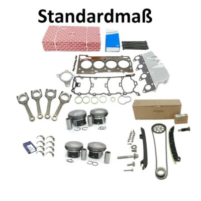 Kettenkit+Kopfichtungssatz+Kolben+Pleuel/Lager für VW Audi 1.2 TFSI CBZ 03F19815 - Bild 1 von 4