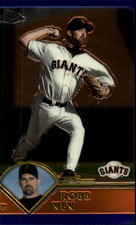 2003 Topps Chrome San Francisco Giants Baseball Card #100 Robb Nen