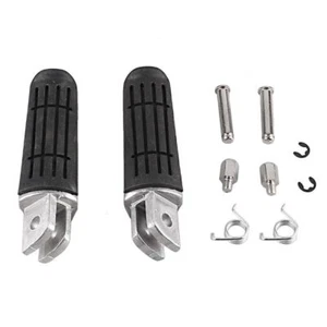 Front Footrests Foot pegs Fit Yamaha FZ6 2004-2009 YZF 1000 R1 2002-2003 - Picture 1 of 8