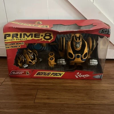 Prime-8 Action Gorilla w/ Bonus Mini Prime-8 Interactive Robot 100+ Things NEW - Image 1 of 4