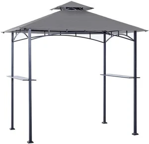 Grill Gazebo Replacement Canopy Sunshade Outdoor Patio Garden Cover Gray NEW US - Picture 1 of 6