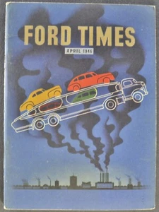 1946 Ford Times Magazine Station Wagon Nice Original April 46 - Picture 1 of 11