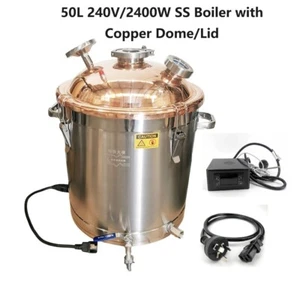 50L/240V/2400W Temperature controlled Electrical Boiler with Copper dome/Lid/Tap - Picture 1 of 10