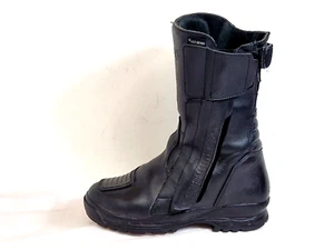 Altberg Roadrunner Vibram soles motorcycle boots Leather Black Zip UK 5 EU 38 - Picture 1 of 9