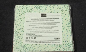 New! Stampin Up 6x6 Designer Paper GARDEN IMPRESSIONS 48 Sheets - Picture 1 of 3