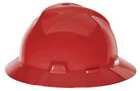 Msa Safety 454736 Full Brim Hard Hat, Type 1, Class E, Pinlock (4-Point), Red