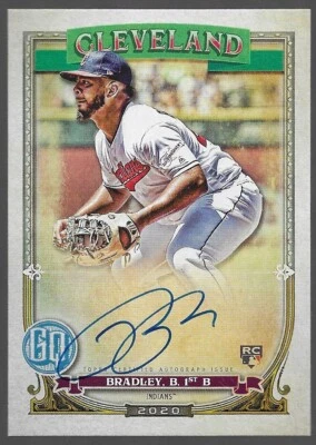 2020 Topps Gypsy Queen Bobby Bradley #GQA-BB Rookie Auto RC Cleveland Guardians - Image 1 of 4