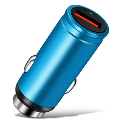 Cargador de coche USB QC 3.0 adaptador de carga rápida para dispositivos iPhone Samsung Android Foto 1 de 4