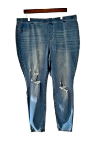 Style & Co Plus Mid Rise Pull On Jegging's Denim Size 20W MSRP $49.50 New - Picture 1 of 4