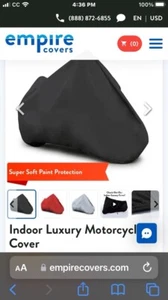 Empire Covers Titan Indoor Motorcycle Cover MC095003003 New In Box - Foto 1 di 6