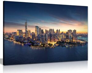 New York Skyline Canvas Wall Art Picture Print Home Decor