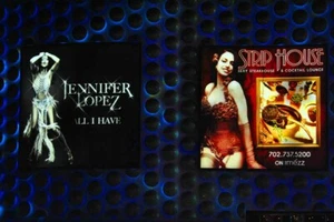 Jennifer Lopez Neon Sign Las Vegas America Photograph Print - Picture 1 of 1