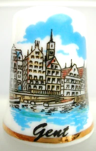 Dé à coudre Thimble - BELGIQUE - GENT VUE GENERALE GAND - Imagen 1 de 1