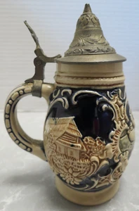 Cerveza Alemana Stein De Colección Hecha en Alemania Occidental - Vientre Redondeado en Taza - Imagen 1 de 6