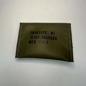 Sobre militar de EE. UU. bolsa MI 19204 5559696 OD verde botón a presión soporte pequeño - Imagen 1 de 5