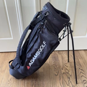 Adams Tight Lies Borsa da golf nera con imbracatura leggera 6 vie con supporto usata in ottime condizioni - Foto 1 di 19
