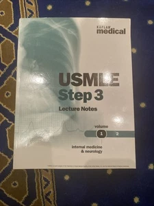 USMLE Step 3 Lecture Notes Volume 1 (Internal Medicine) - Picture 1 of 6