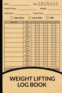 Weight Lifting Log Book: Workout and Fitness Record Tracker for Men and Women - Picture 1 of 12