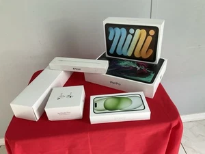 Lot of 6 - Apple product Boxes Only EMPTY - Zdjęcie 1 z 1