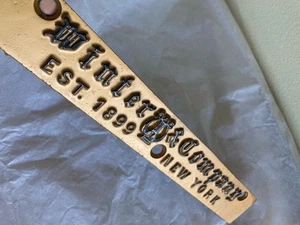 Antique Winter & Company Metal Piano Name Plate Or Sign Very Nice - Picture 1 of 10