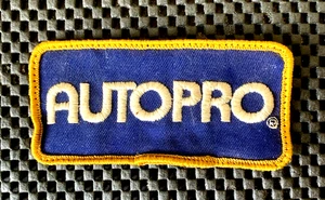 AUTOPRO BORDADO COSER SOLO PARCHE PIEZAS Y EQUIPOS AUTOMÓVILES 4 1/4" X 2" - Imagen 1 de 2