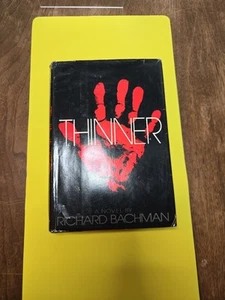 Thinner by Richard Bachman (Stephen King) 1984 BCE HC/DJ First Edition - Picture 1 of 12