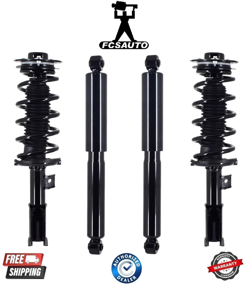 Complete FCS Front Coil Spring & Rear Shock Assembly fits 07-09 Pontiac Torrent - Image 1 of 1