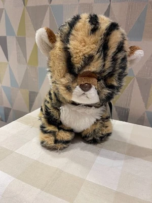 1980's Vintage Gund  TIGER CUB Tan /Brow/ White  9.5" - Image 1 of 4