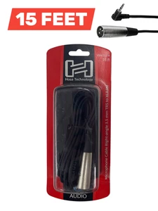 Cable Hosa Technology XVM-115M 3,5 mm mini en ángulo macho a XLR3M macho 15 pies XLR - Imagen 1 de 4