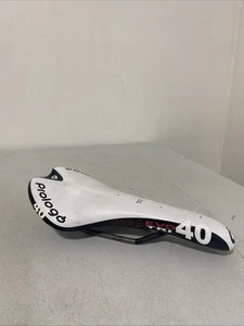 Prologo Nago Evo Tri 40 White Bike Saddle Seat 135mm Road Gravel MTB 264 Gram - Picture 1 of 6
