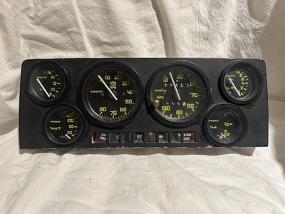Cuadro de instrumentos vintage Volvo 240 244 242 R-Sport Rallye GT  Foto 1 de 4