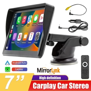 B600W Wireless 7inch Portable Car Player MP5 For Android/IOS FM Tr/ansmitter USB - Picture 1 of 17