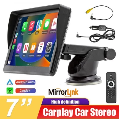 B600W Wireless 7inch Portable Car Player MP5 For Android/IOS FM Tr/ansmitter USB - Image 1 of 4