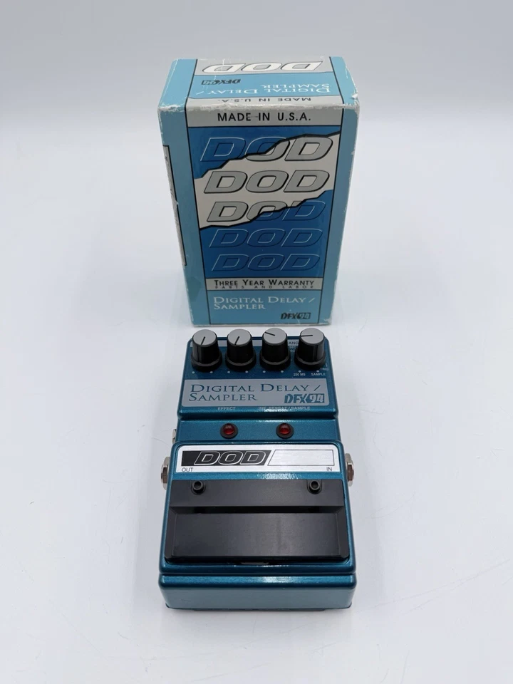 Pedal de efectos para guitarra DOD DFX 94 Digital Delay/Sampler hecho en EE. UU. Foto 1 de 4