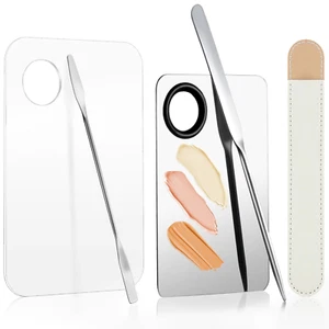 5Pcs Professional Makeup Spatula Korean Set with Foundation Spatula Stainless - Picture 1 of 12