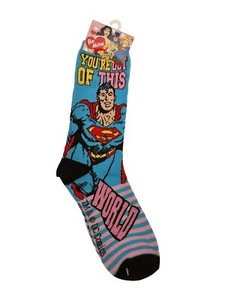 Superman DC Comics ""You're Out Of This World"" Damen-Valentinstagssocken - Bild 1 von 2