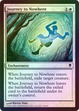 Journey to Nowhere - Foil Played MTG Zendikar Magic