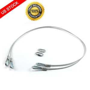 2 Pieces Cables 125542 Replacement Cables with EZ Spring Clips 125542 - Picture 1 of 7