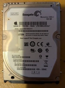 500GB 2.5" 7200RPM - MacBook Pro Laptop, Mac mini, iMac SATA 2 Hard Disk Drive - Picture 1 of 1