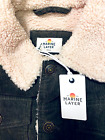 Marine Layer Boise Cord Sherpa Trucker Jacket M's Small In Major Brown NWT  $185