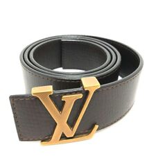 Cinturones Louis vuitton Negro talla L International de en Cuero - 22289250